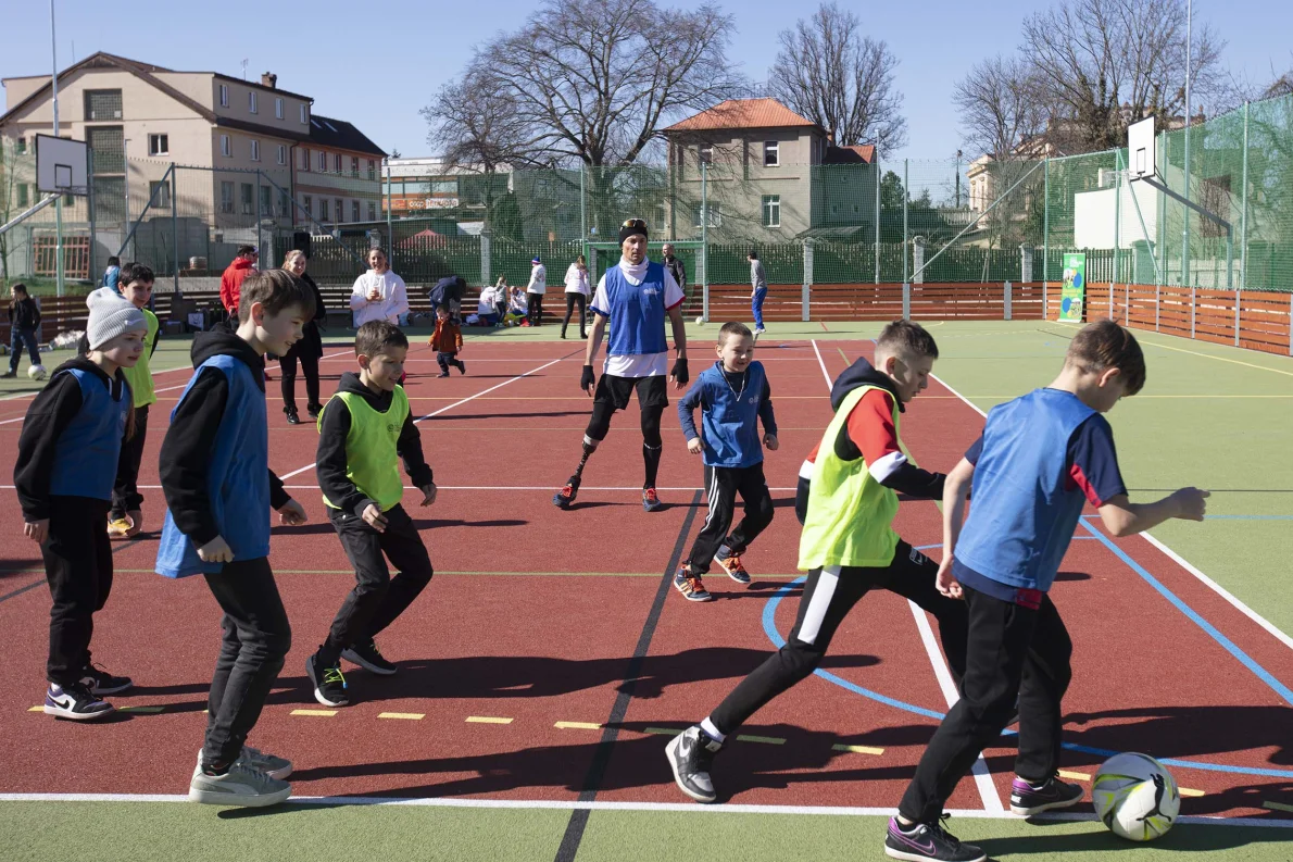 Sport pomáhá. Akce Olympionici ukrajinským dětem rozzářila malé tvářičky