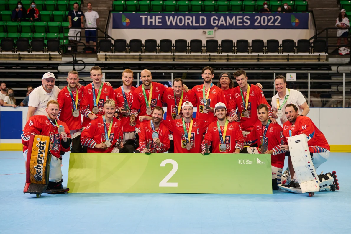 Kouč stříbrných inline hokejistů: Patříme mezi nejlepší na světě