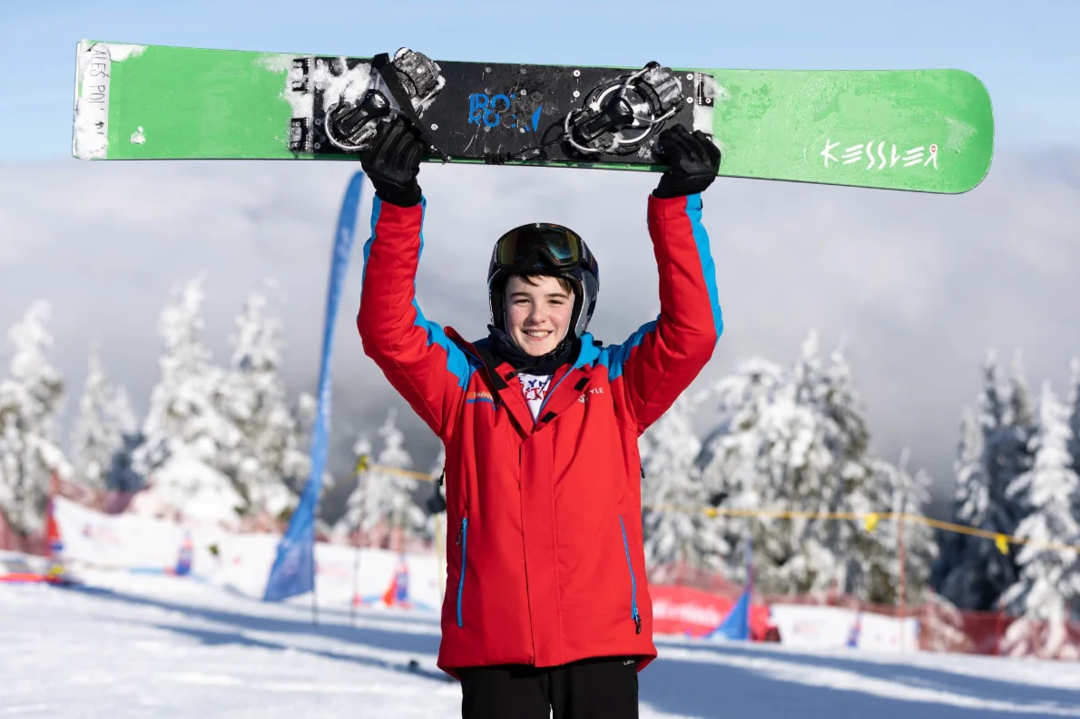 Úspěšný na vodě i na sněhu. Snowboardista Polidor ovládl paralelní obří slalom na ODM