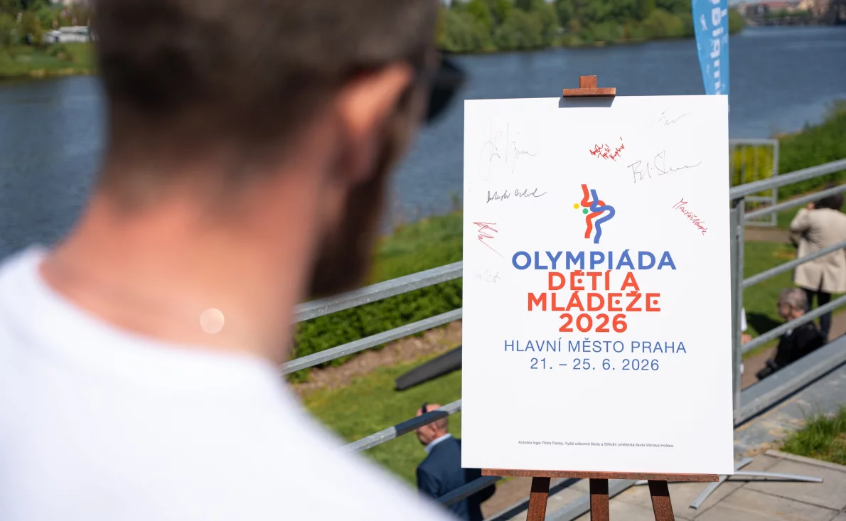 Vltava bude srdcem Olympiády dětí a mládeže 2026 v Praze. V logu i při sportu