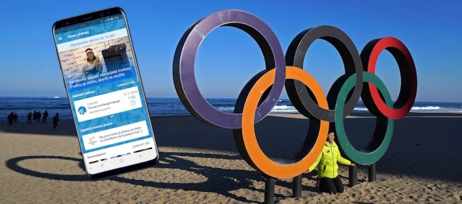 Mobilní aplikace ZOH 2018 zaznamenala během olympiády přes 130 tisíc stažení