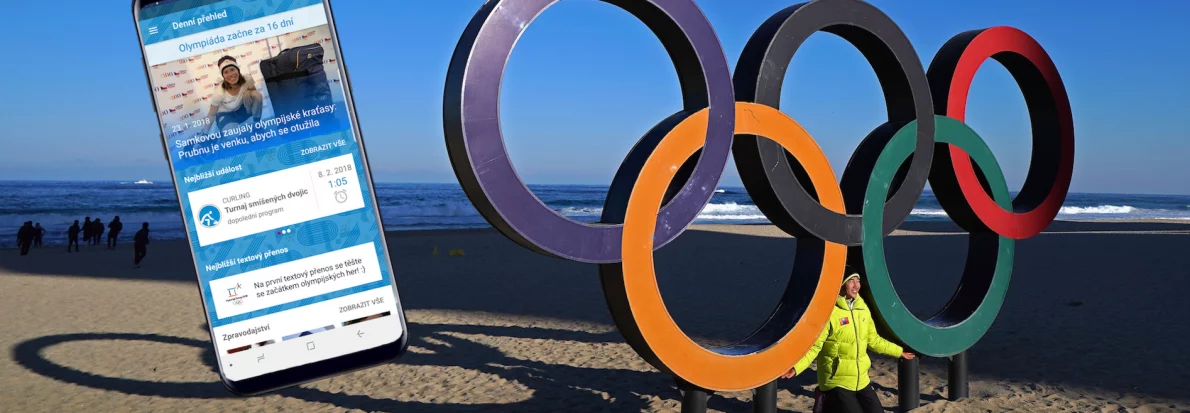 Olympijské hry na dotyk ruky! Stahujte mobilní aplikaci ZOH 2018